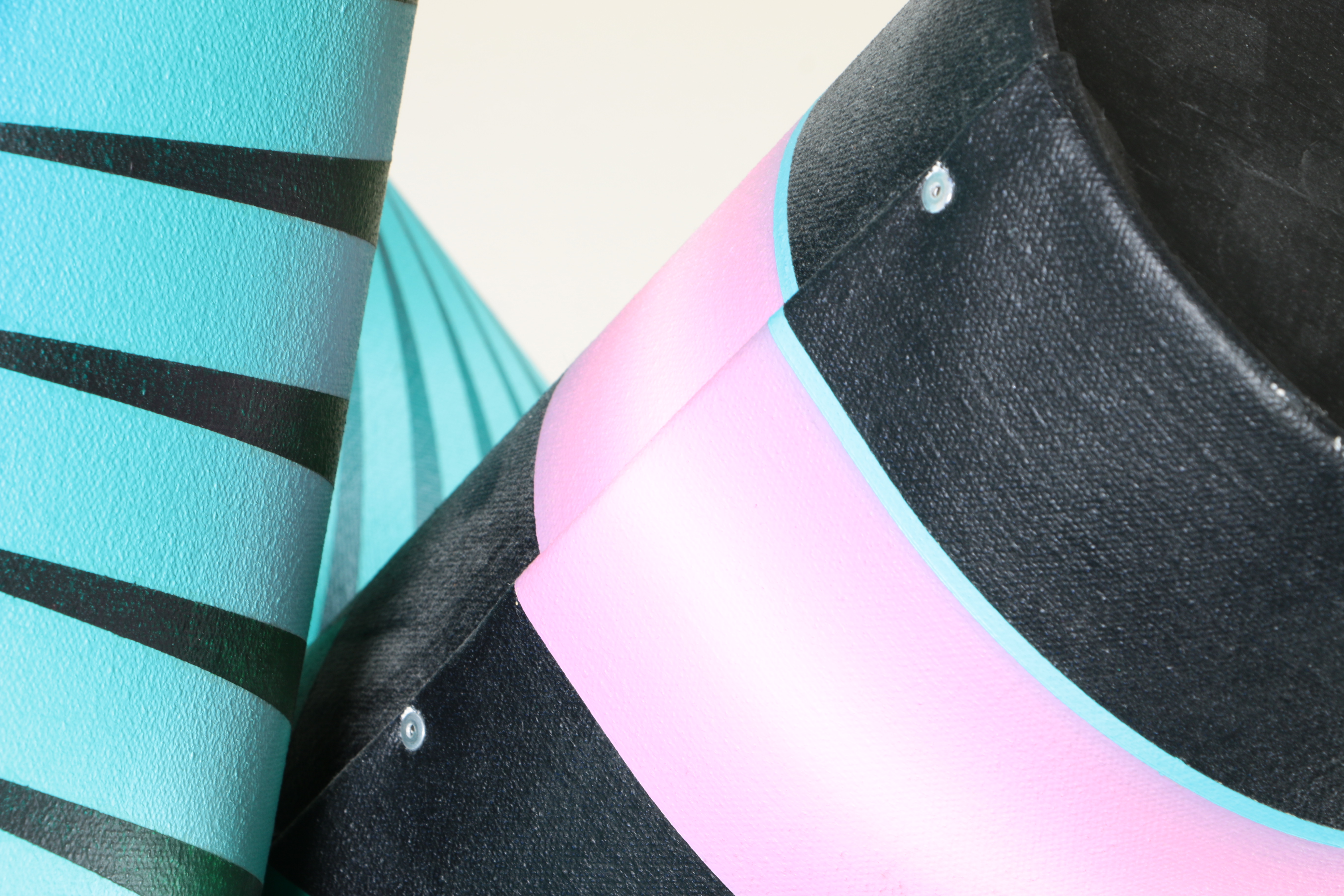 George Snyder Abstract Mixed Media Sculpture "Goal Keeper"