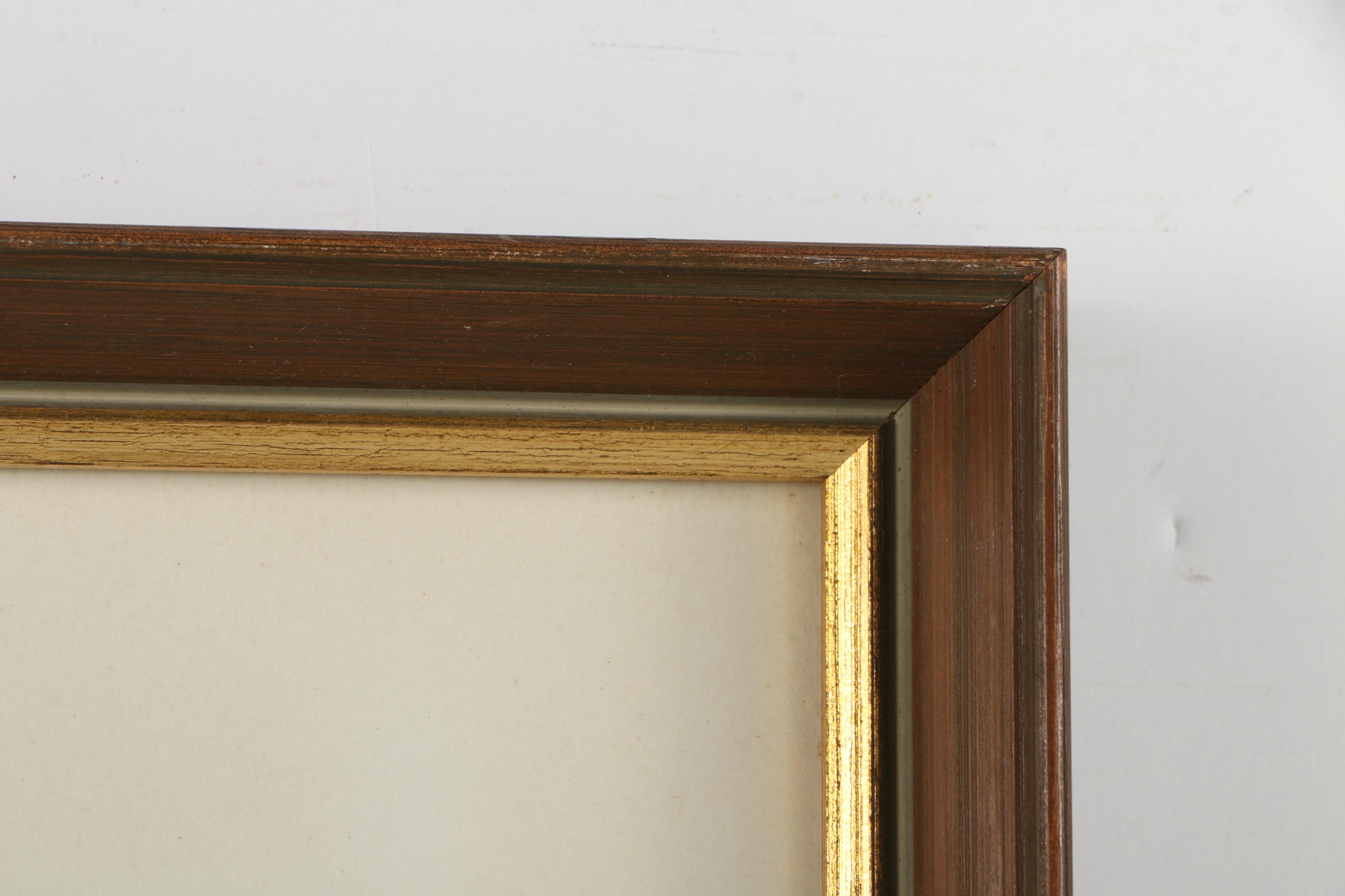 Walter Parke Watercolor Painting of a Fisherman "Snagged"