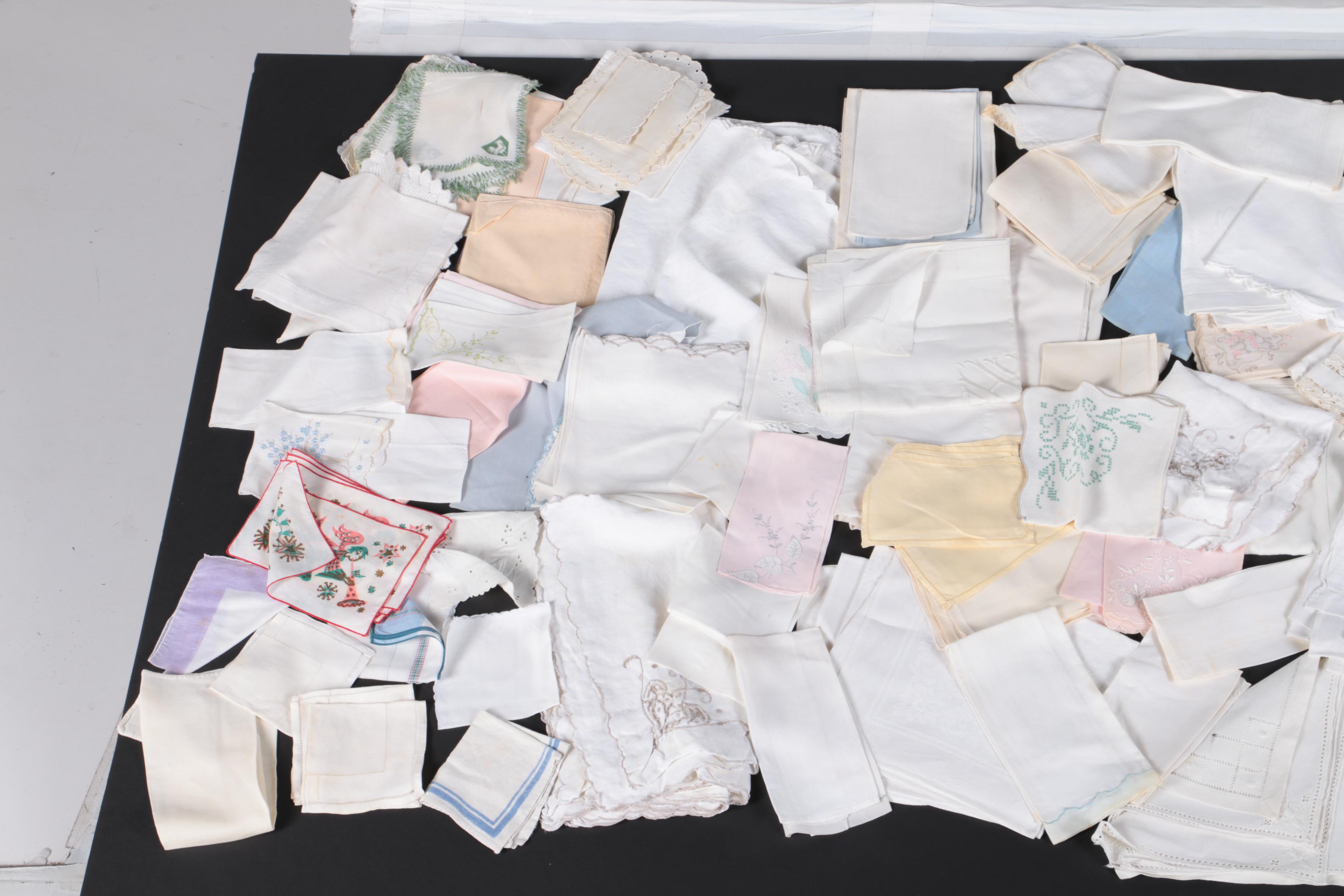 Large Assortment of Linens