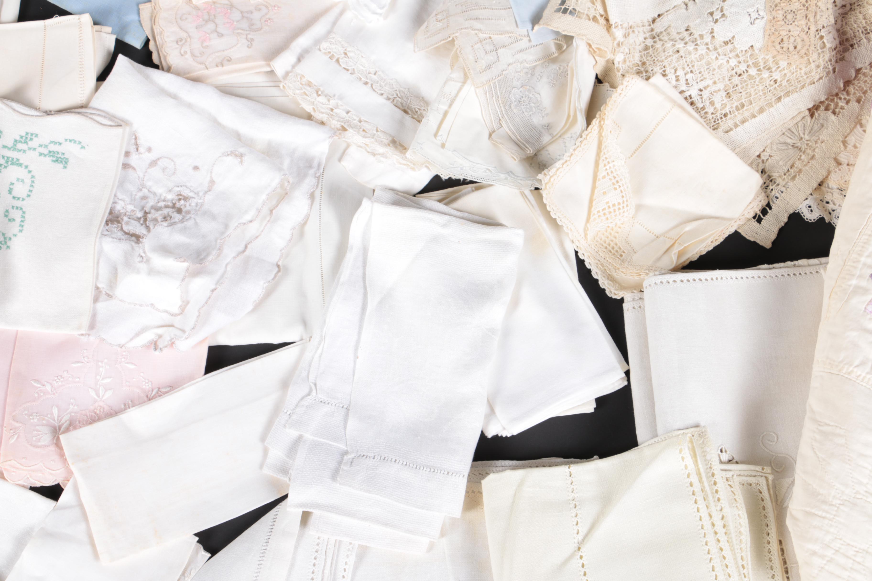 Large Assortment of Linens