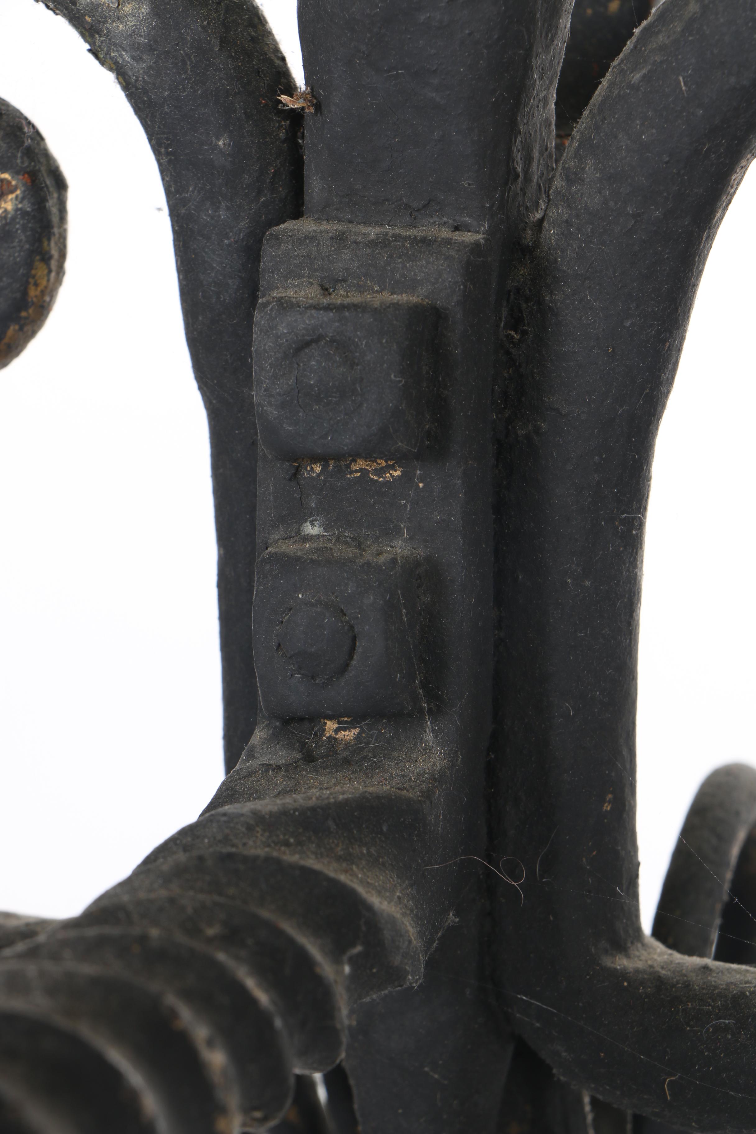 Pair of Metal Andirons