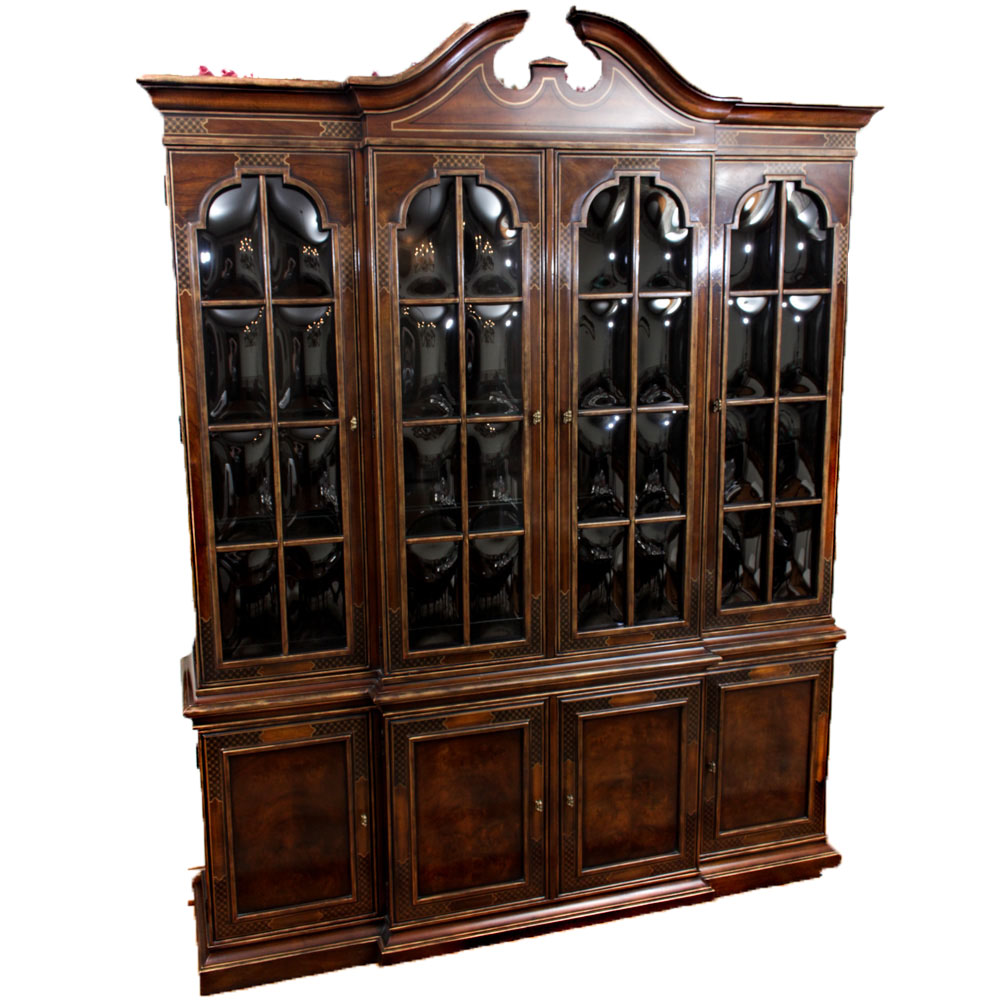 Drexel Heritage "Connoisseur" Breakfront Cabinet