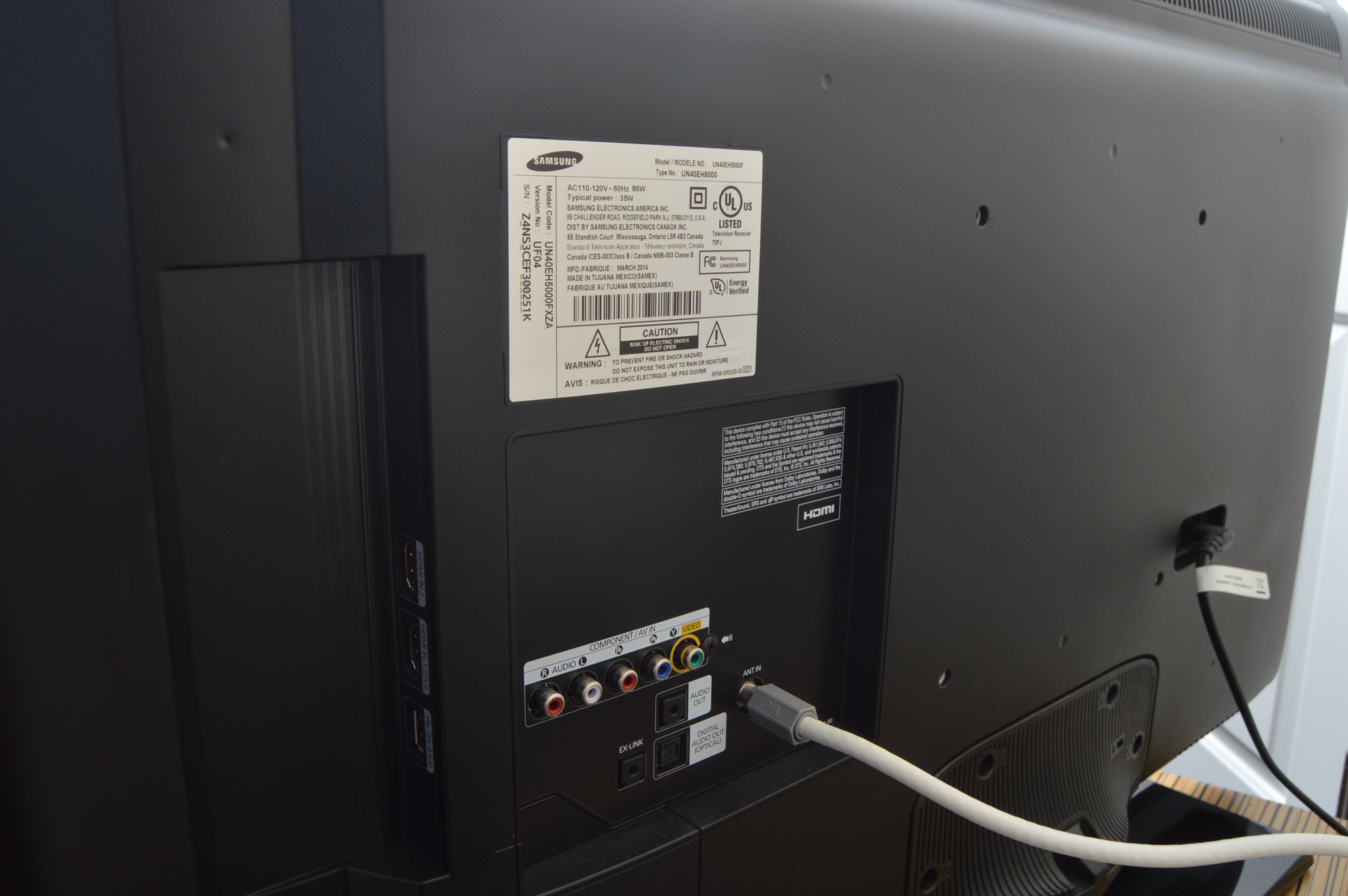 Black Emerson Flat Screen Television