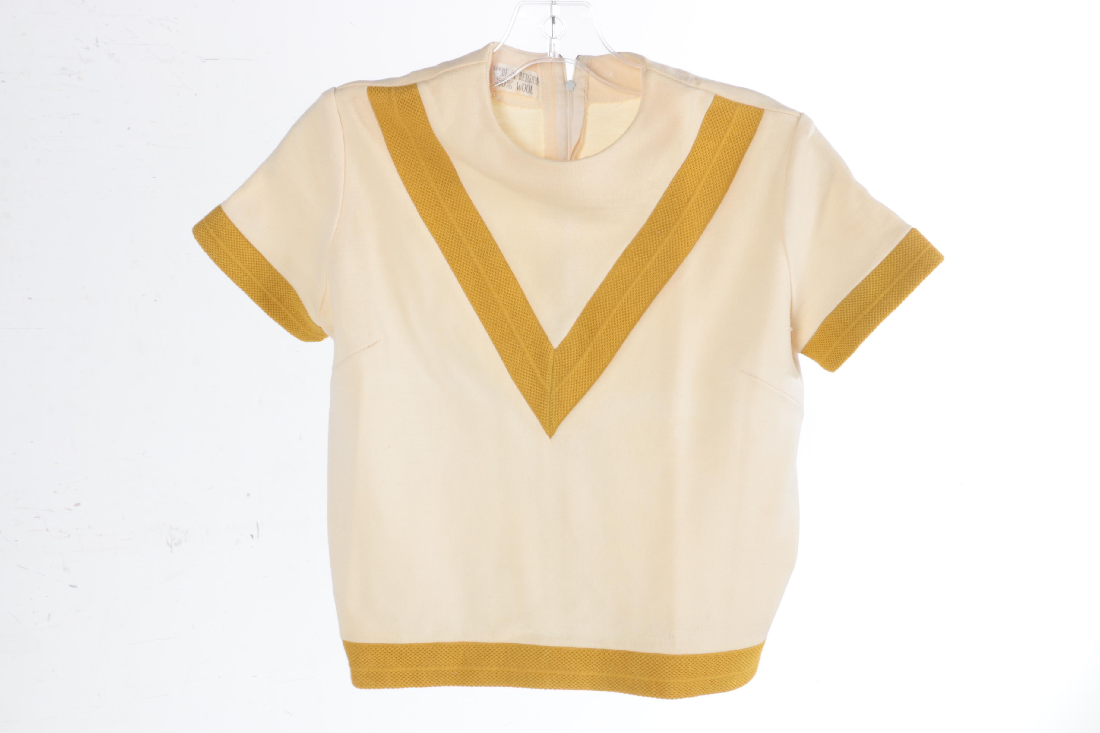 An Collection of Vintage Shirts and Matching Skirt Featuring Arnold Palmer Active Sportswear