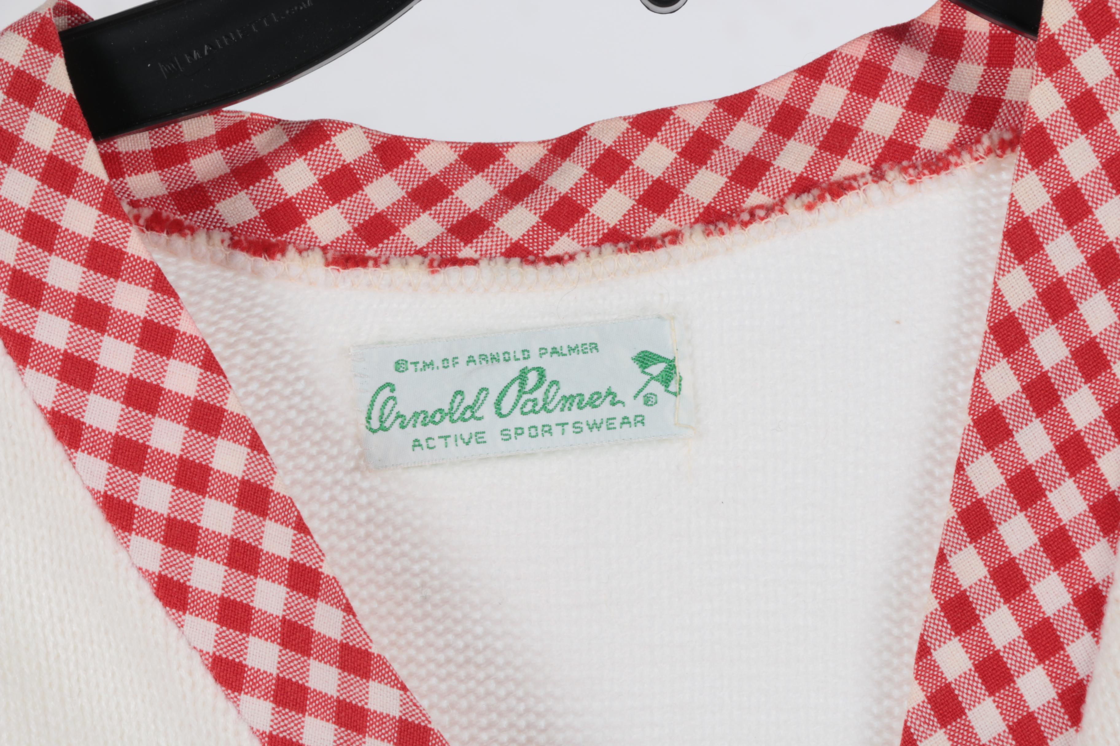 An Collection of Vintage Shirts and Matching Skirt Featuring Arnold Palmer Active Sportswear