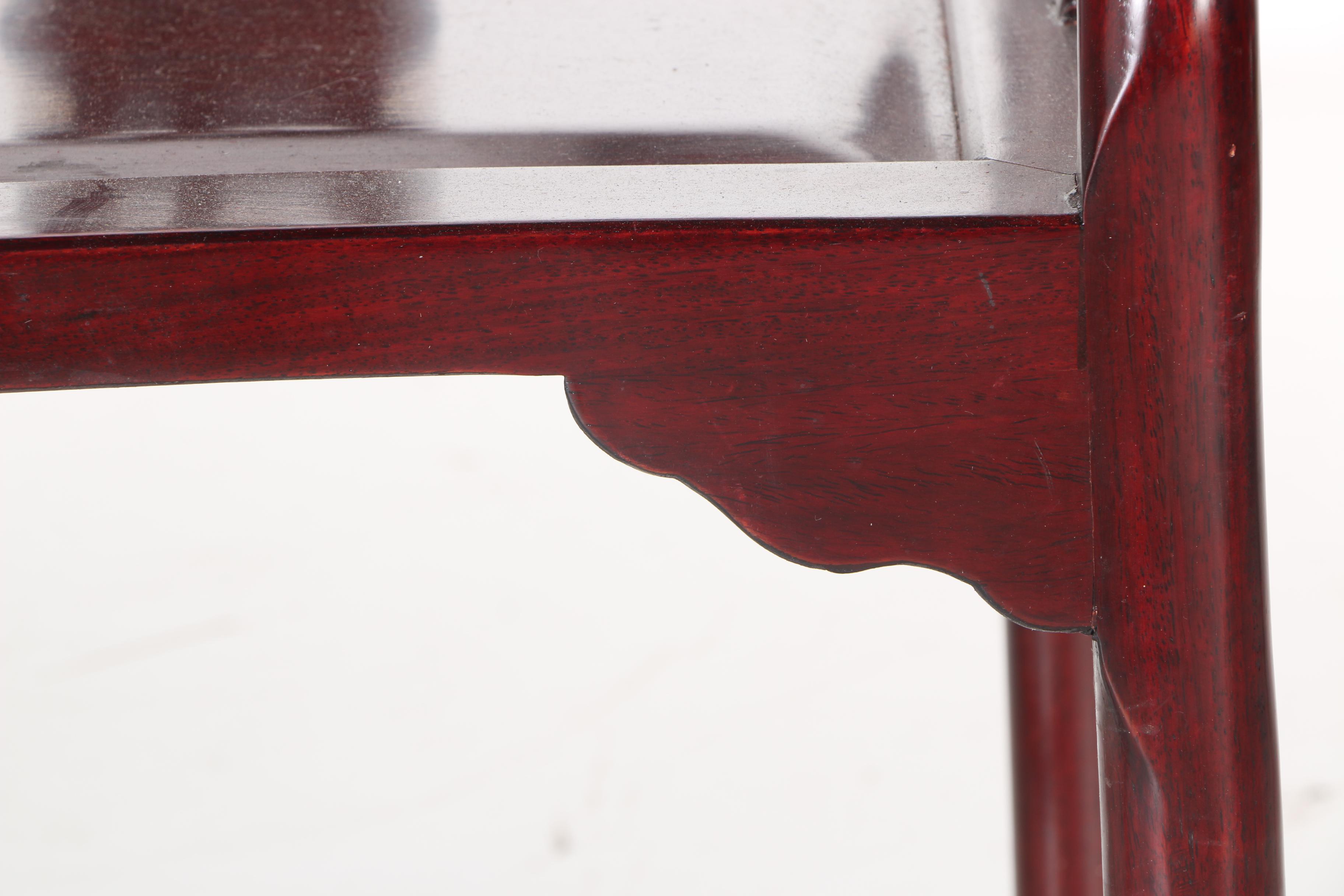 Rosewood Chinese Style Corner Chairs