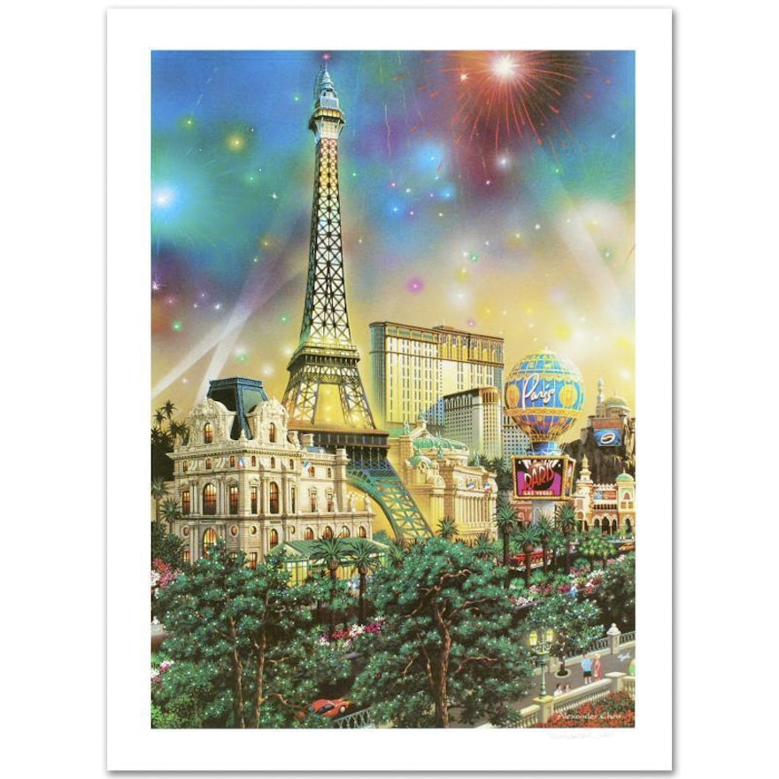 "Paris" Limited Edition Lithograph by Alexander Chen