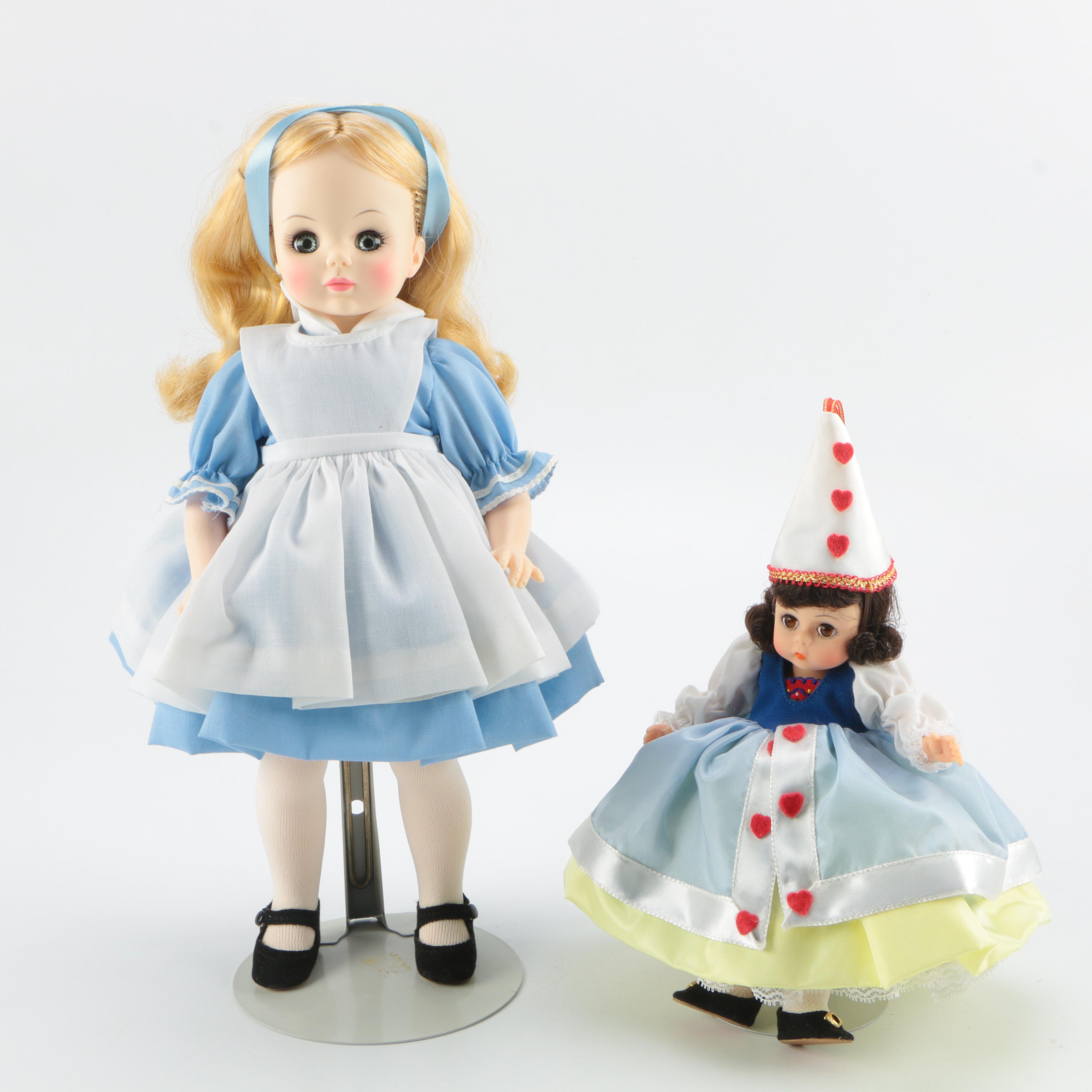 Pair of Madame Alexander Dolls "Alice" and "Queen of Hearts"