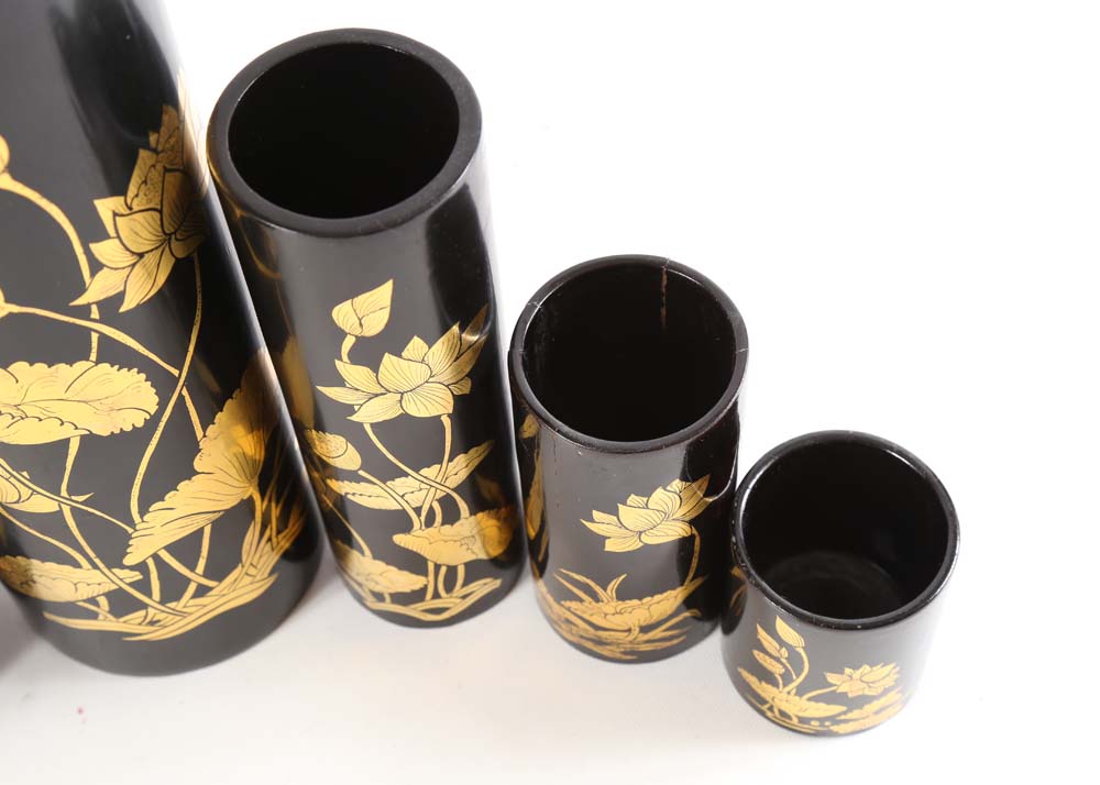 Thai Lacquer Vases