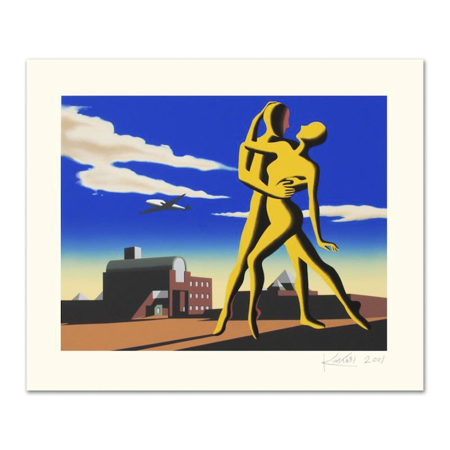 Mark Kostabi Limited Edition Serigraph "Yesterday's Here"