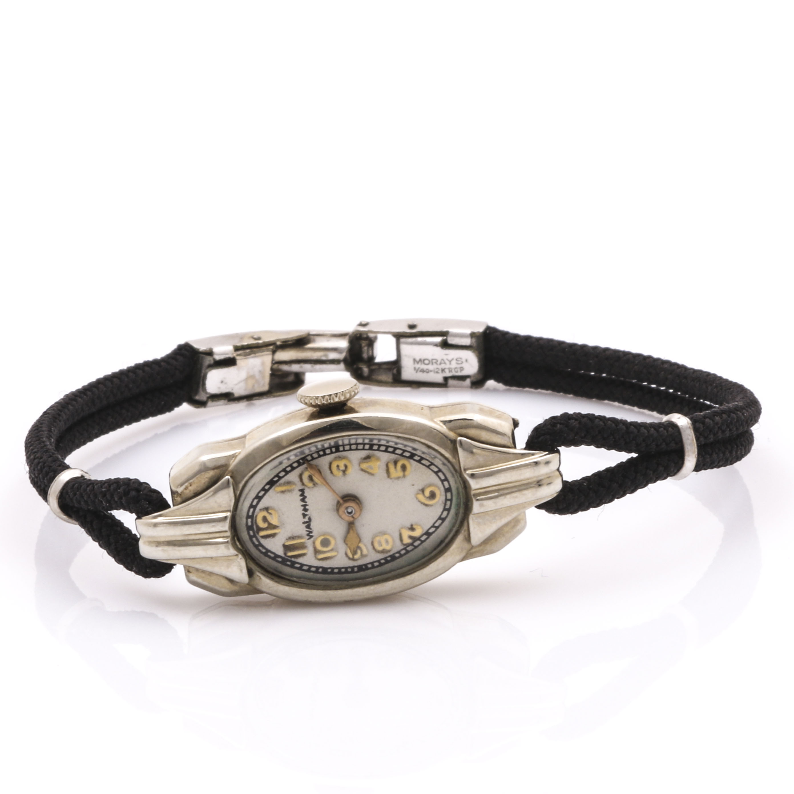 Waltham 14K White Gold Watch