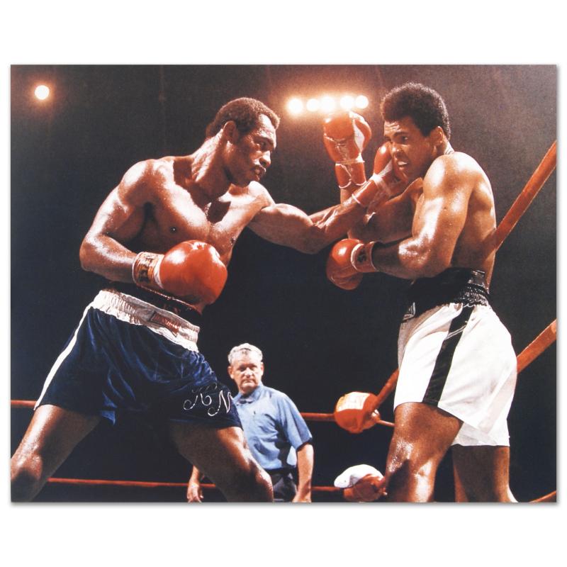 Muhammad Ali and Ken Norton Licensed Photograph of the Heavyweight Champ