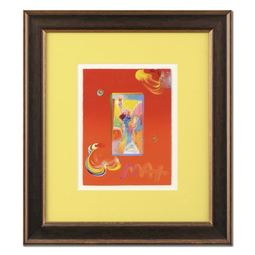 Peter Max Mixed Media Artwork "Full Liberty"