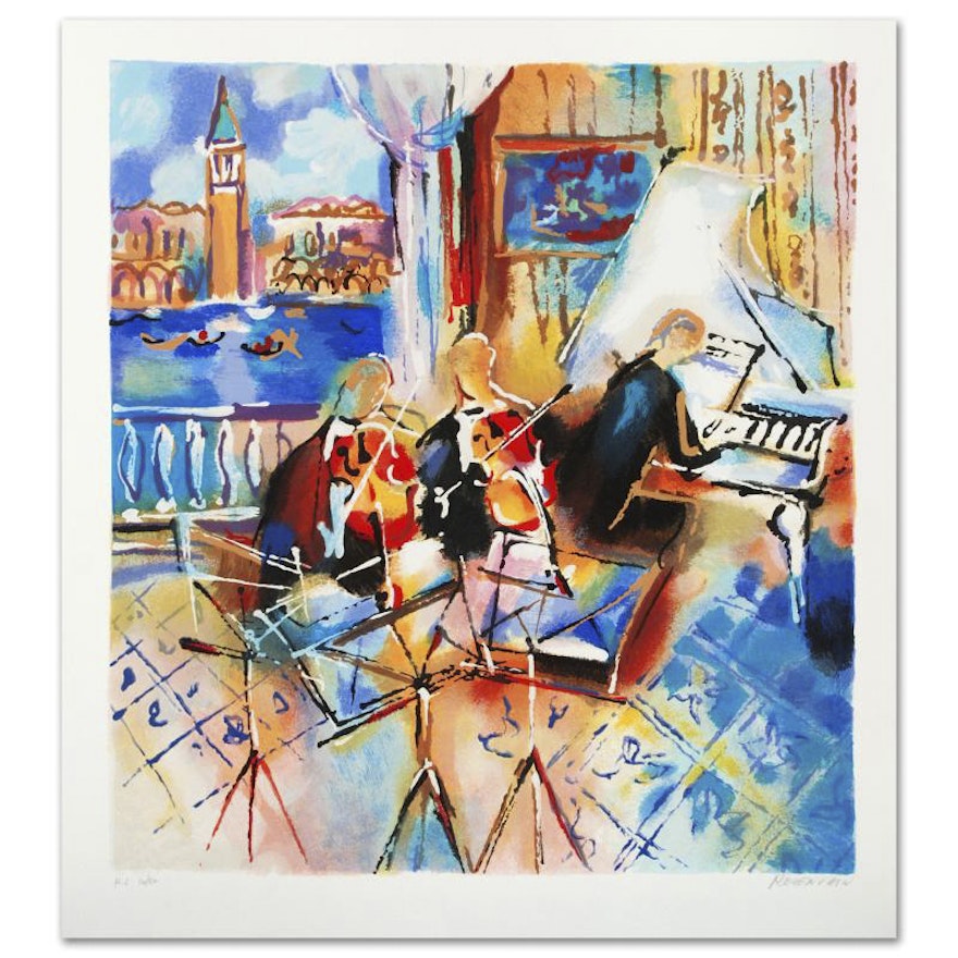 Michael Rozenvain Limited Edition Serigraph "Venetian Melody"