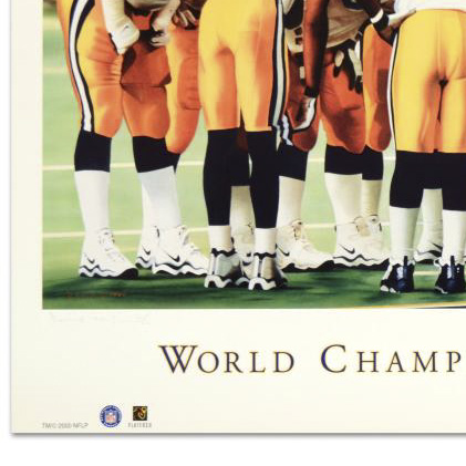 Daniel M. Smith Limited Edition Lithograph "World Champion XXXIV (Rams)"