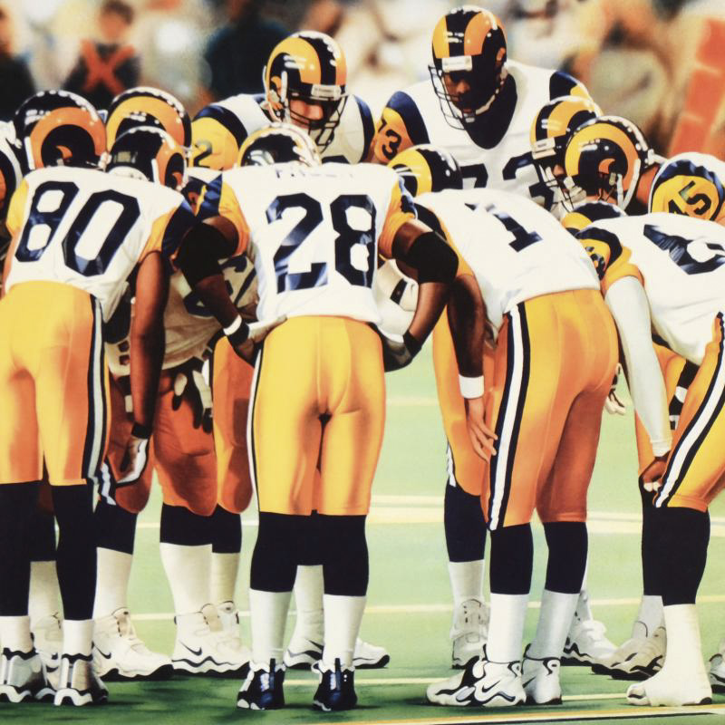 Daniel M. Smith Limited Edition Lithograph "World Champion XXXIV (Rams)"