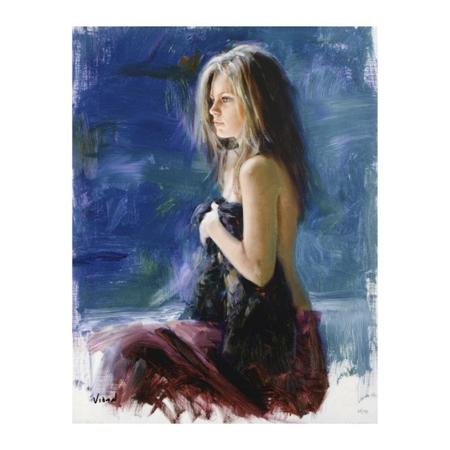 Vidan Limited Edition Giclee on Canvas "All Alone"