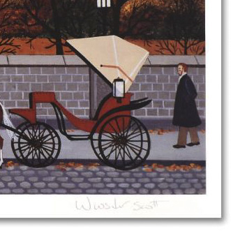 Jane Wooster Scott Limited Edition Lithograph "Manhattan Colors"