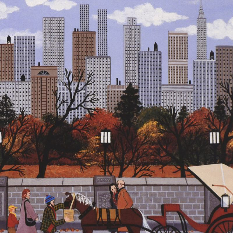 Jane Wooster Scott Limited Edition Lithograph "Manhattan Colors"