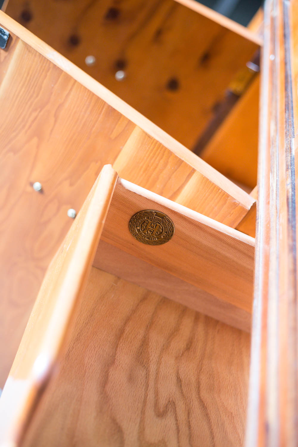 Vintage China Cabinet by Hickory Manufacturing