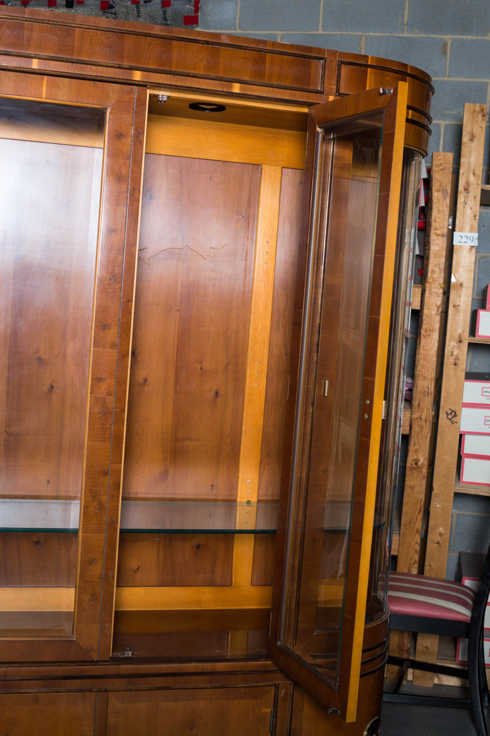 Vintage China Cabinet by Hickory Manufacturing