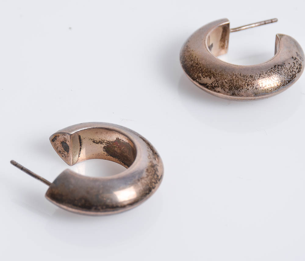 Assortment of Vintage Sterling Silver Earrings