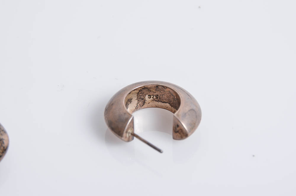 Assortment of Vintage Sterling Silver Earrings