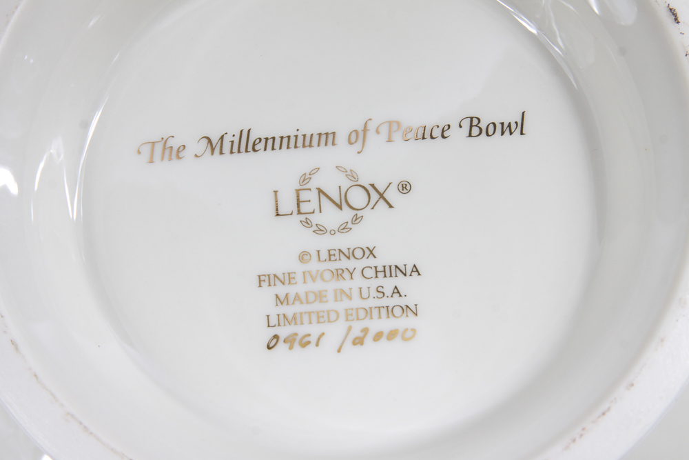 Lenox "The Millennium of Peace Bowl"
