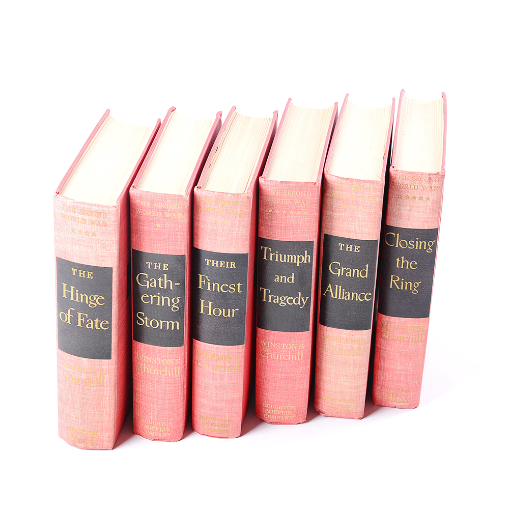 Six Volume "The Second World War" Series by Winston Churchill