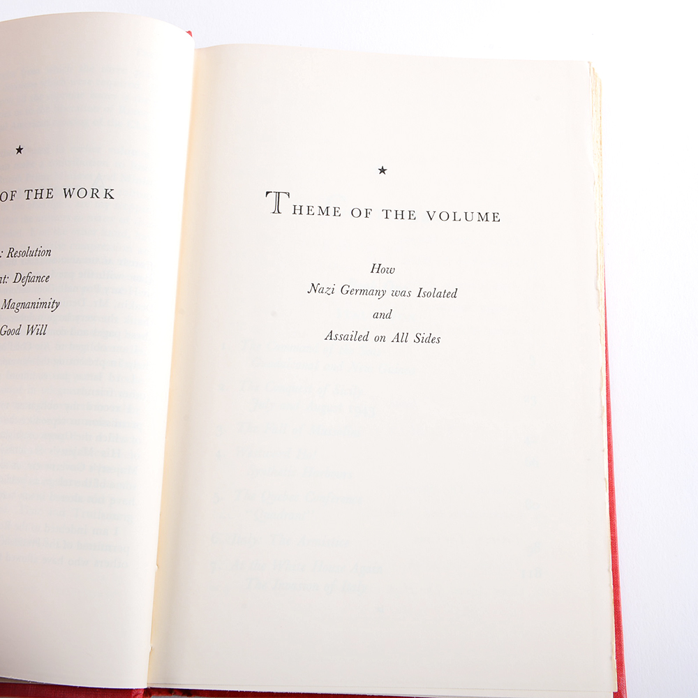 Six Volume "The Second World War" Series by Winston Churchill