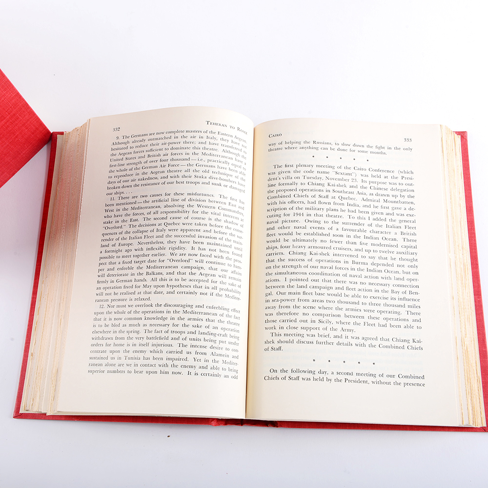 Six Volume "The Second World War" Series by Winston Churchill