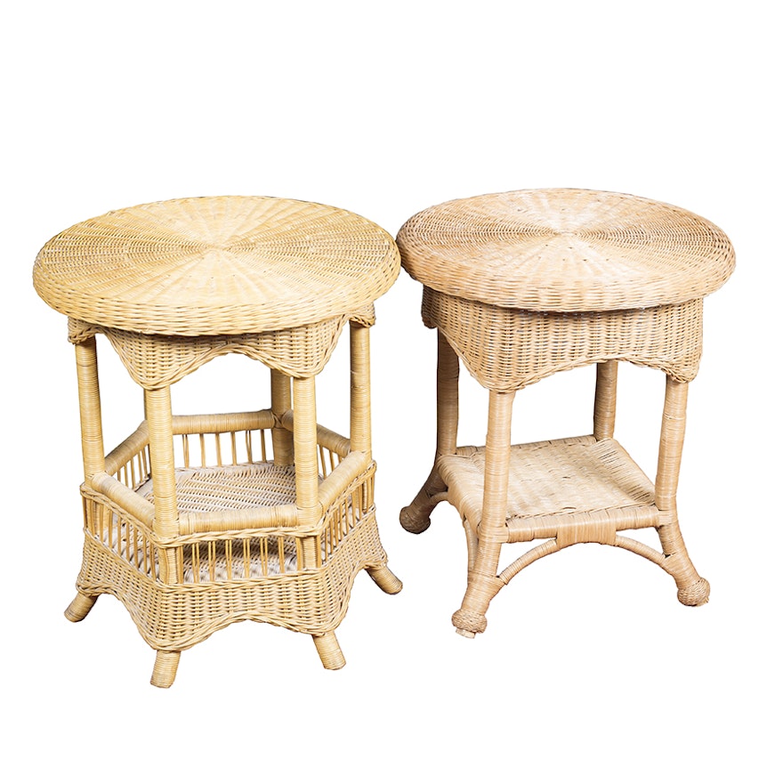 Wicker Accent Tables