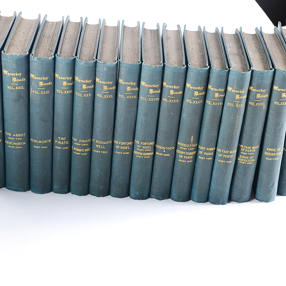 1829 Complete Set of "The Waverley Novels" by Sir Walter Scott