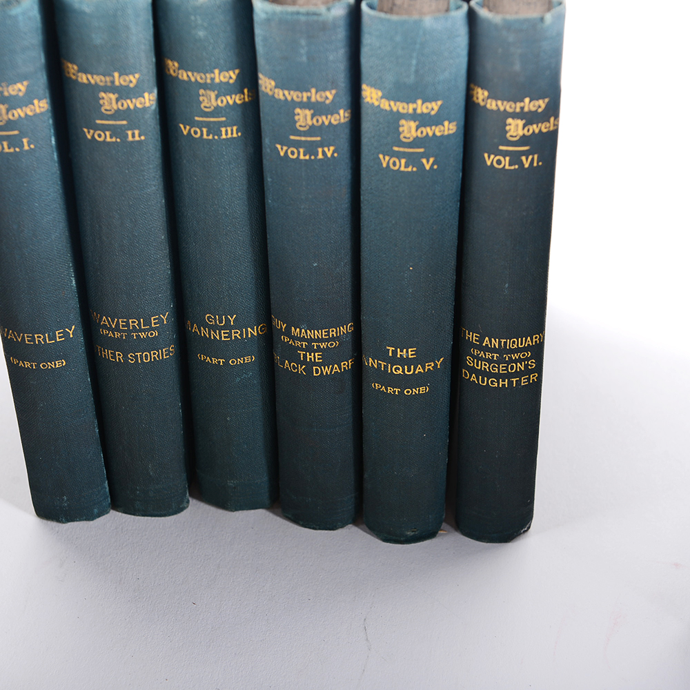1829 Complete Set of "The Waverley Novels" by Sir Walter Scott