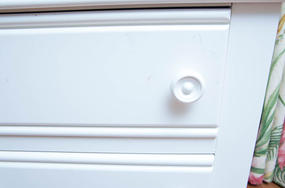 Contemporary White Entertainment Cabinet by Broyhill