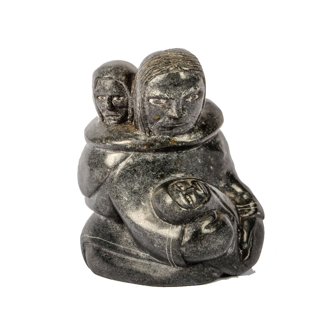 Ittuk Ainalik Inuit Serpentine Carving