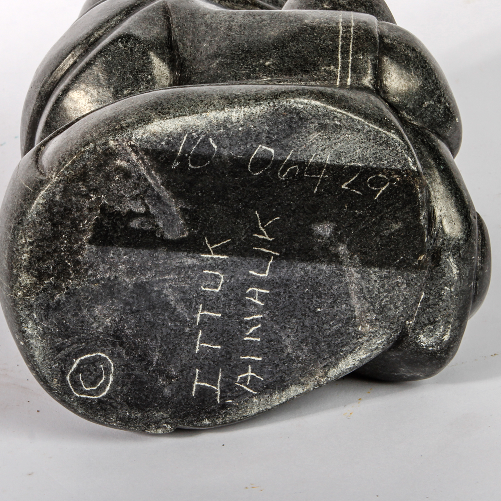 Ittuk Ainalik Inuit Serpentine Carving