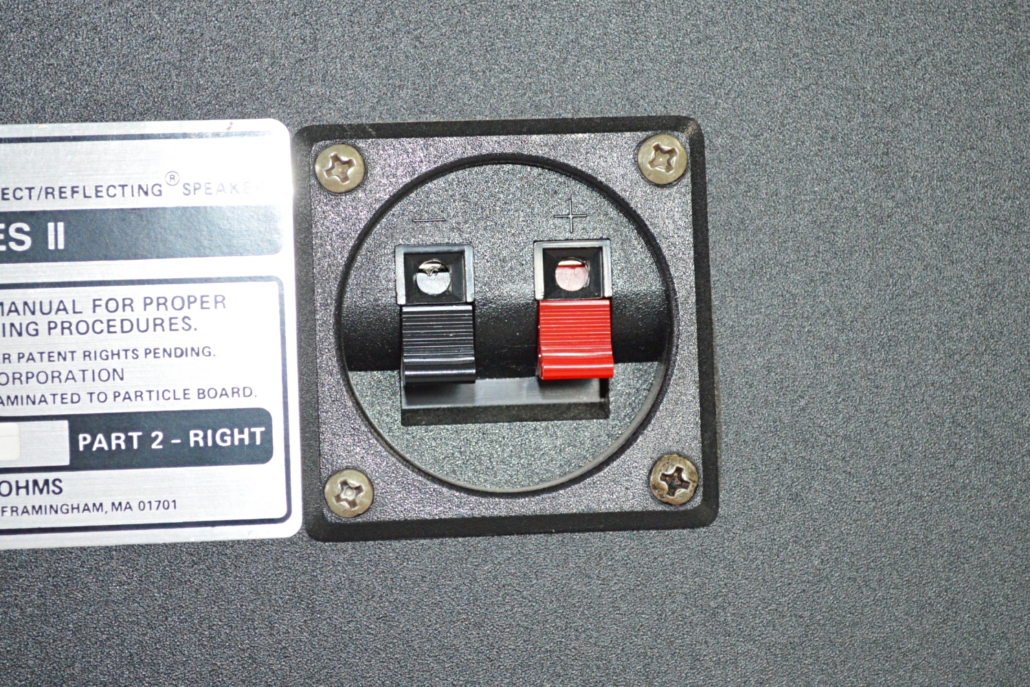 Vintage Bose 301 Series II Speakers