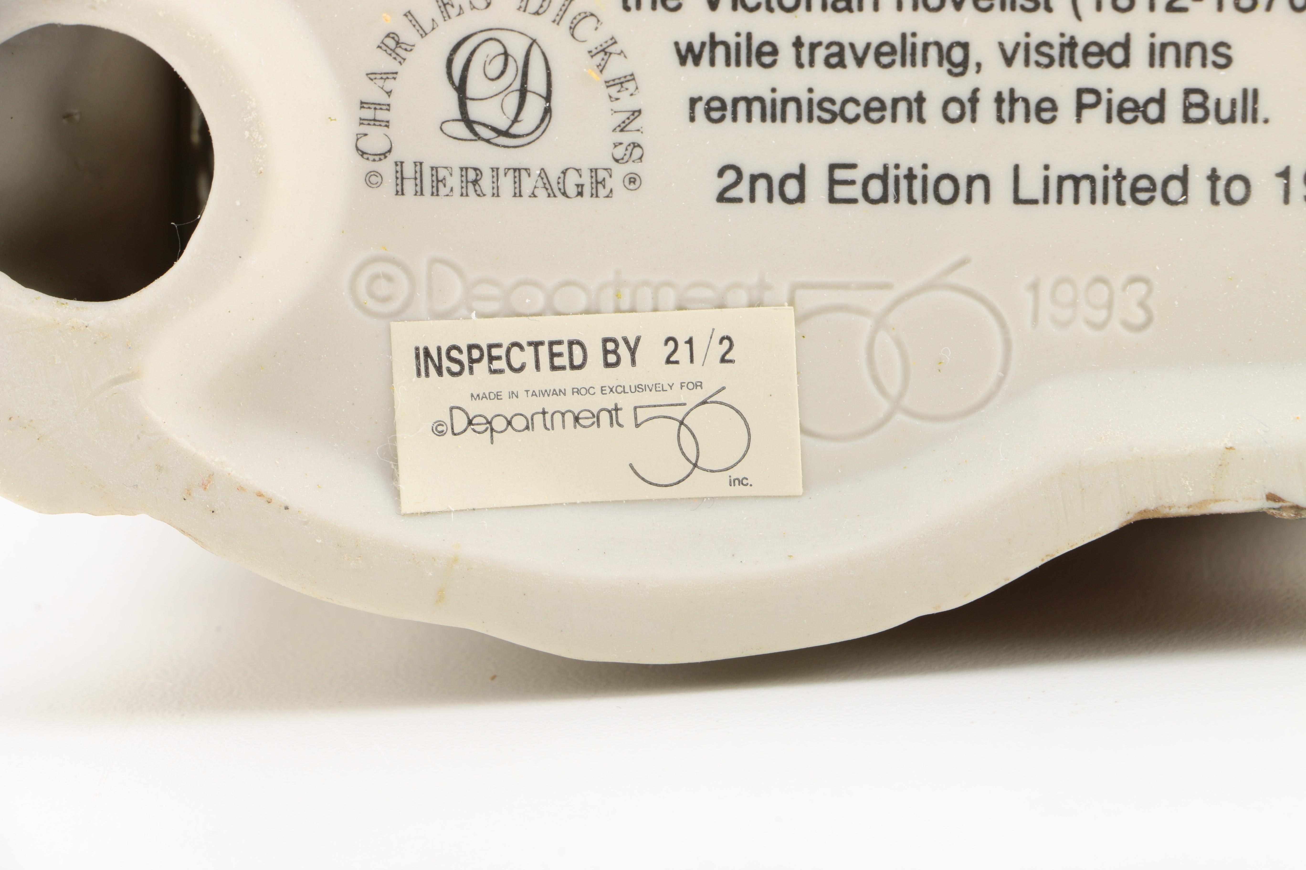 Department 56 Dickens Village Series Figurines