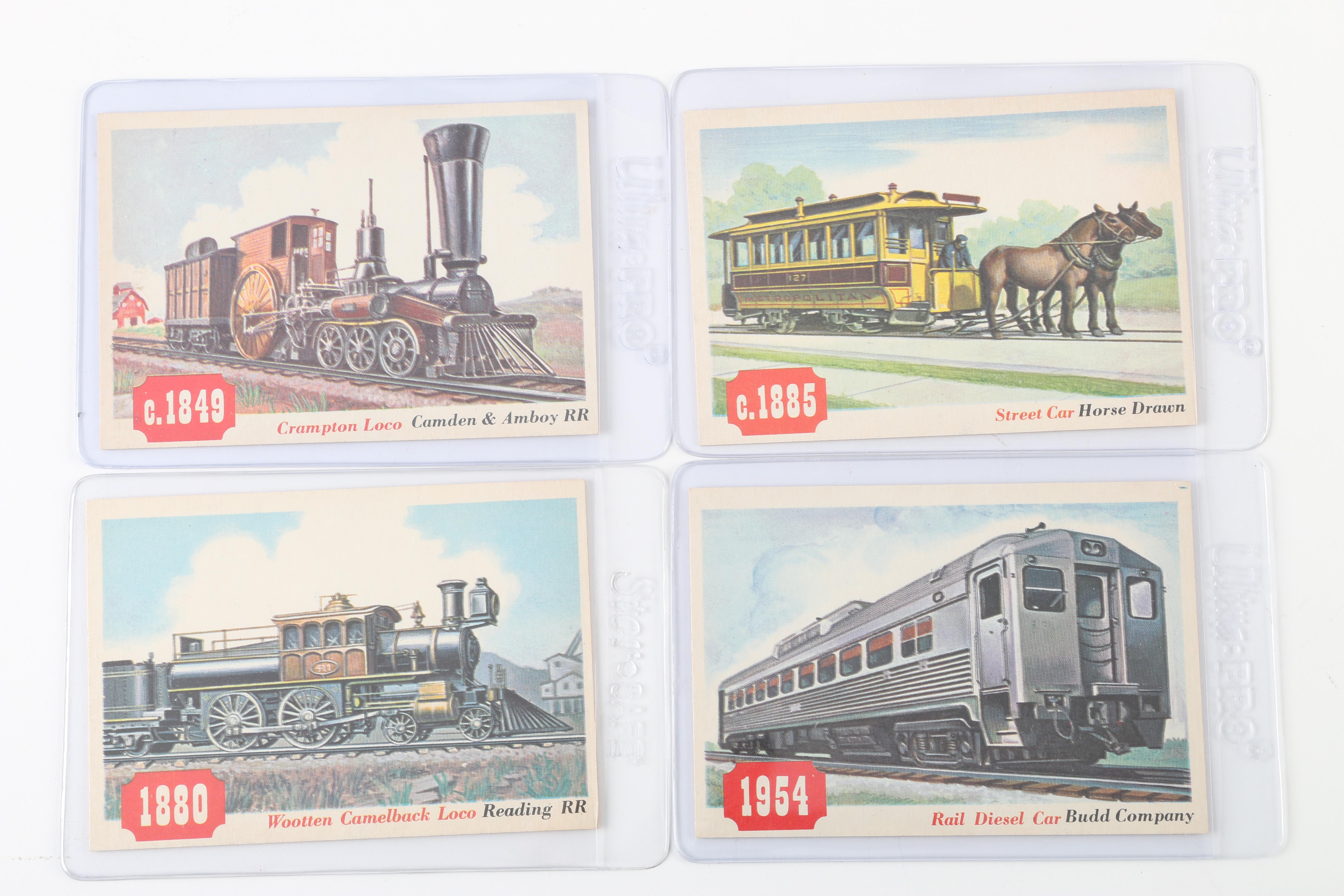 1955 Topps Rails and Sails Cards