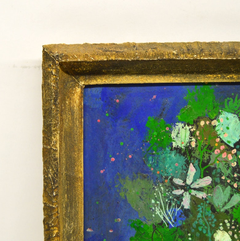 Henry Faulkner Oil Painting of Floral Still Life