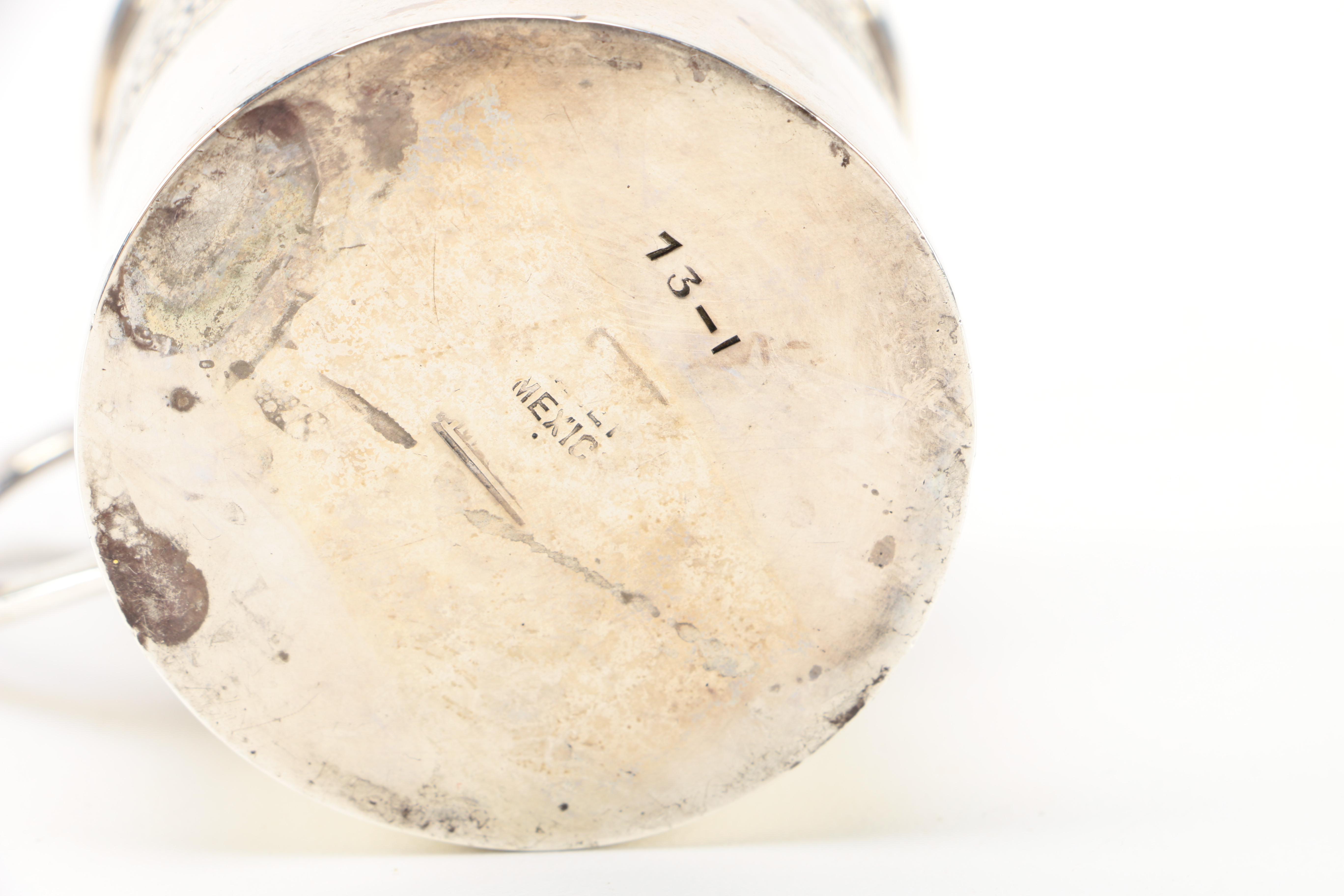 Sterling Silver Baby Cups Featuring Webster