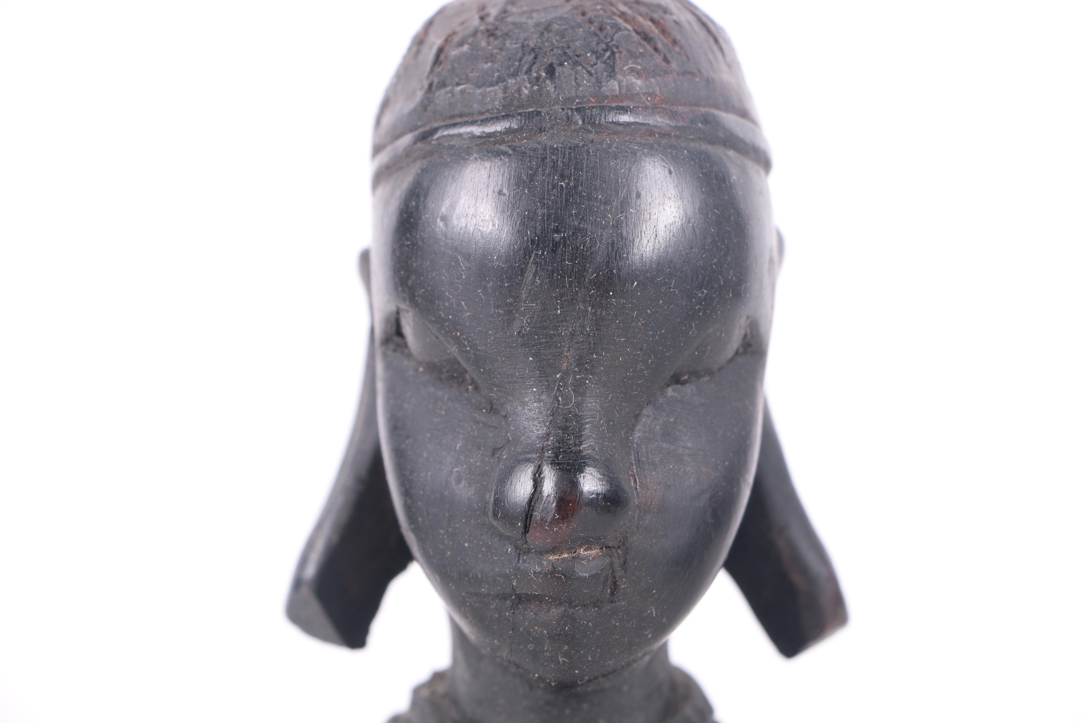Kenyan Carved Wood Figurines Including Work by Dawson