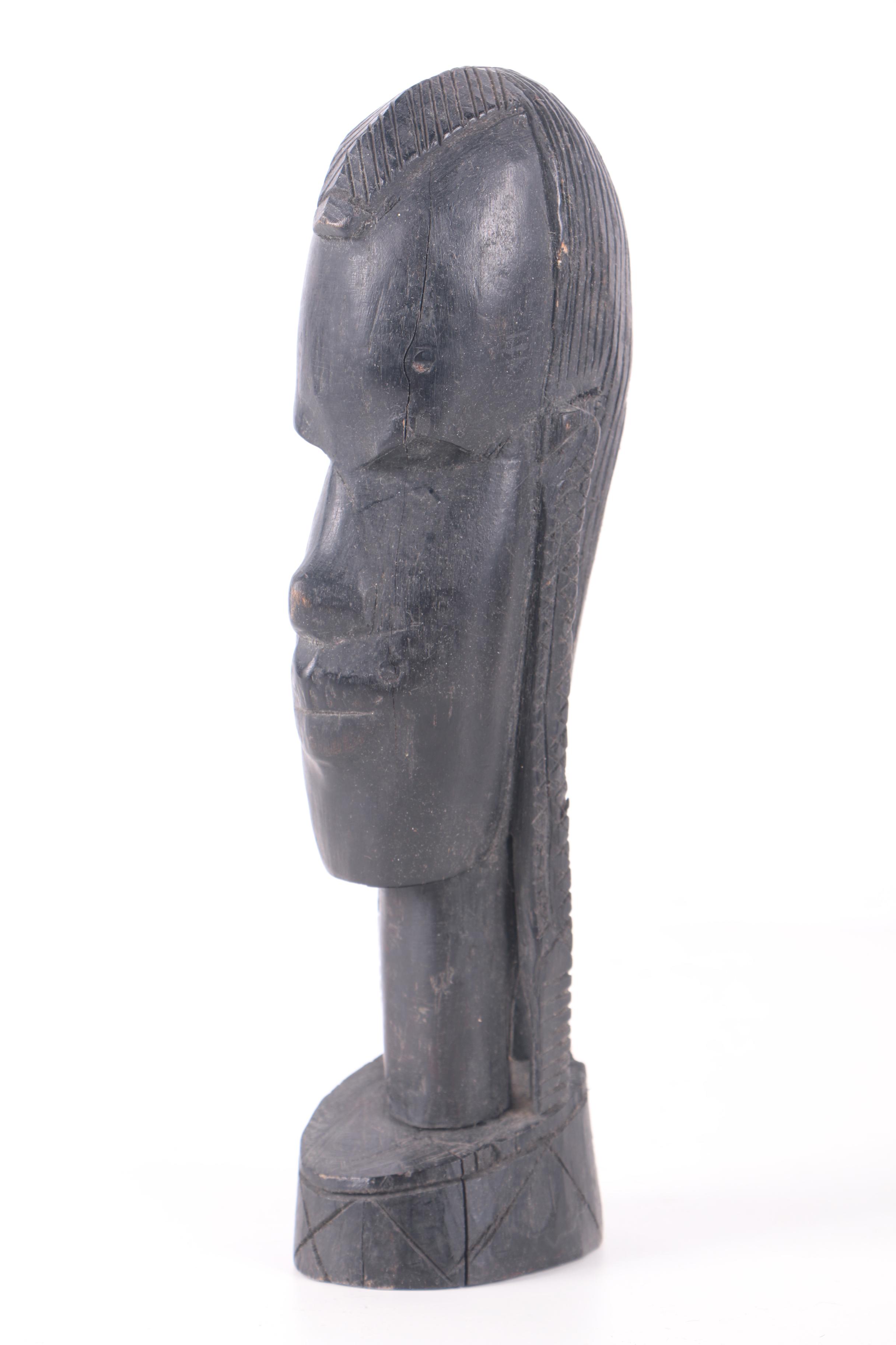 Kenyan Carved Wood Figurines Including Work by Dawson