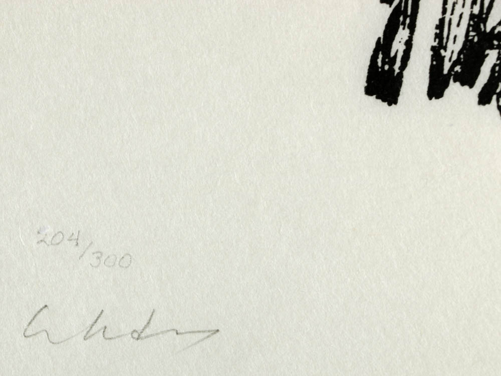Yoko Ono Limited Edition Serigraph After John Lennon "JOCK & YONO"