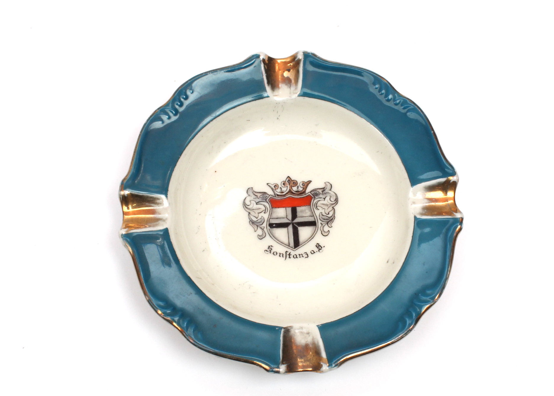 Vintage German Souvenir Ash Receivers and Beer Glasses