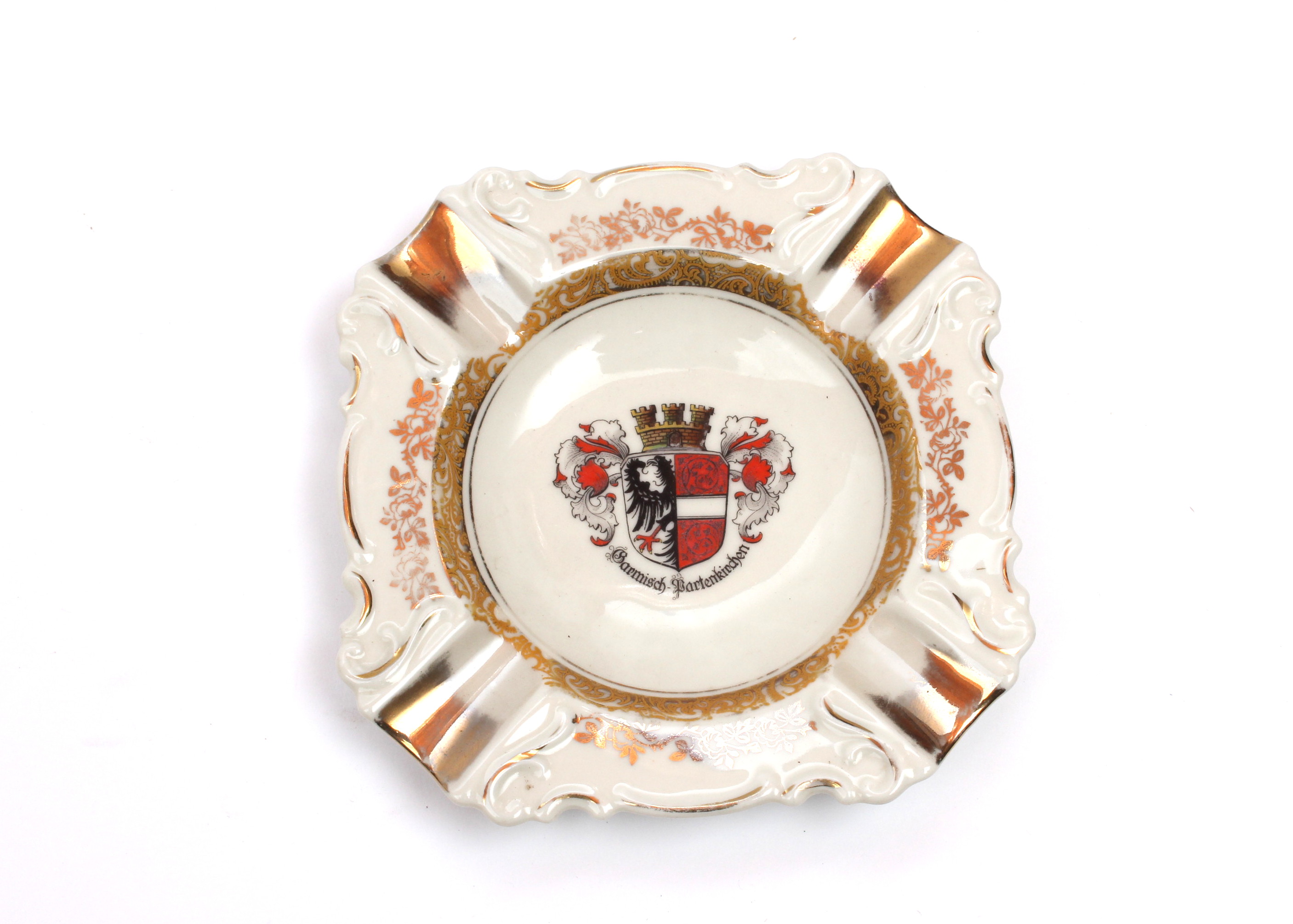 Vintage German Souvenir Ash Receivers and Beer Glasses