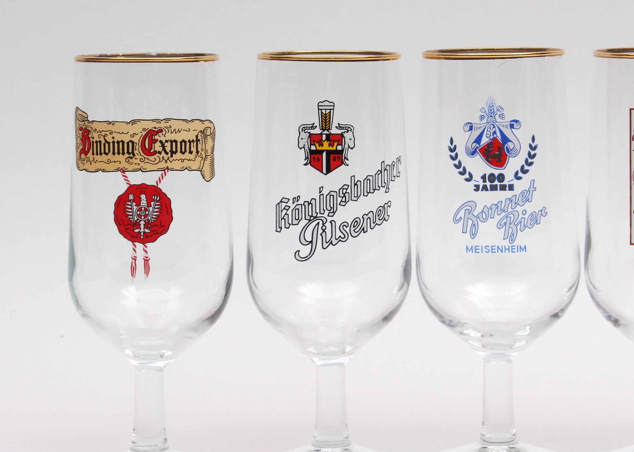 Vintage German Souvenir Ash Receivers and Beer Glasses