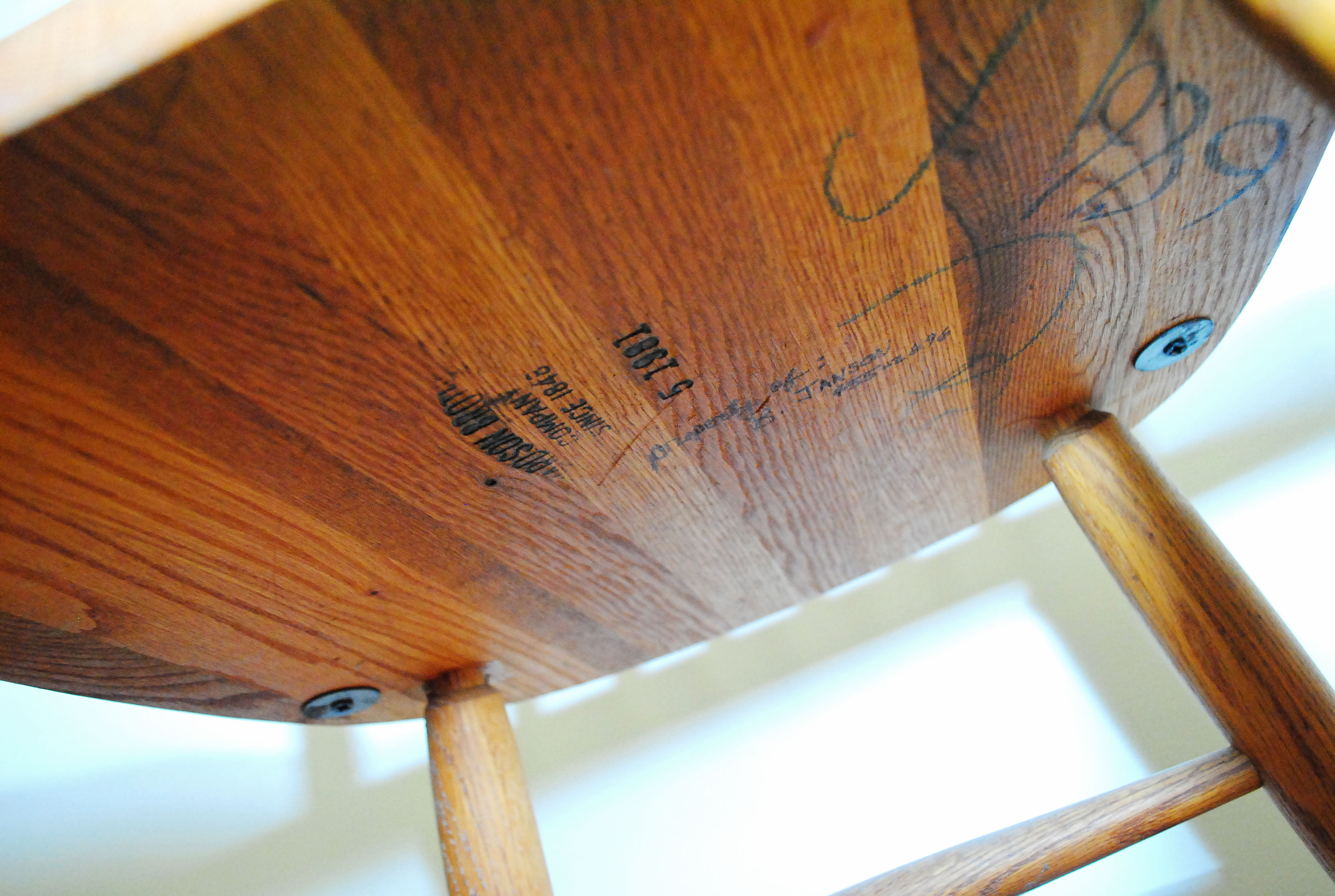 Vintage Oak Dining Chairs by Richardson Brothers