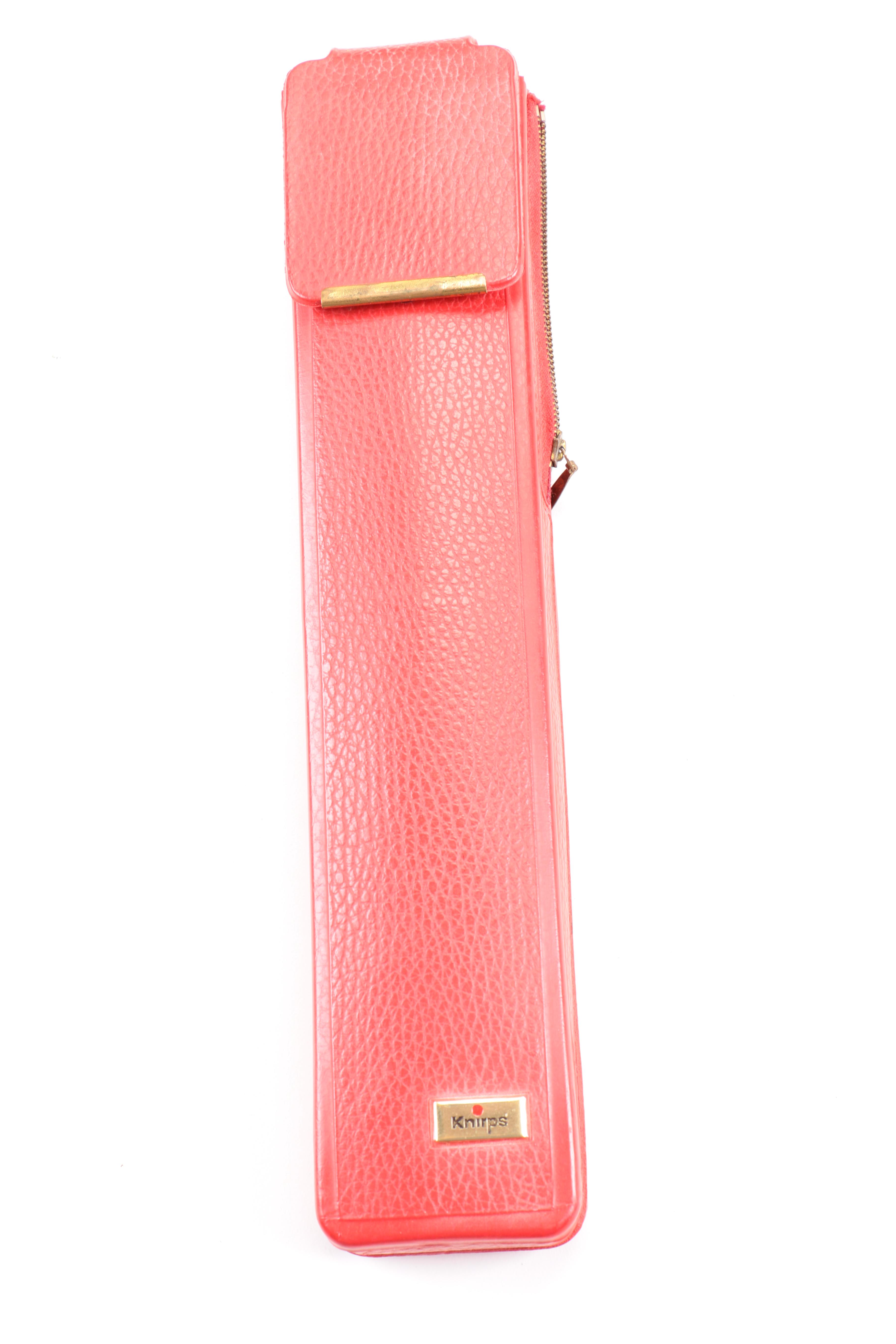 Vintage Travel Iron, Umbrella, and Personal Care Kit